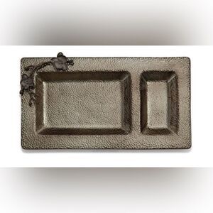 Michael Aram “ Black Orchard “ chip and dip plate